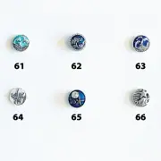 Variety Snap Buttons -- Fits Snap Base 18-20mm Choose From Pull-Down Menu 61-66