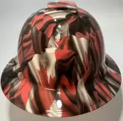 New Full Brim Vented Hard Hat Custom Hydro Dipped CANADIAN FLAG
