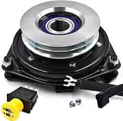 112-2320 HiTorque 300ftlb (250 OEM) Billet Pulley Clutch & 20A PTO Switch 135-3653 fits Toro Z Master 7000 Series Z580-D Z580D Z593-D Z593D Z595-D Z595D Mowers w/C3 Bearing & Replaceable Wire