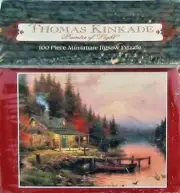 Thomas Kinkade Painter of Light 100pc. Miniature Puzzle-The End of a Perfect Day