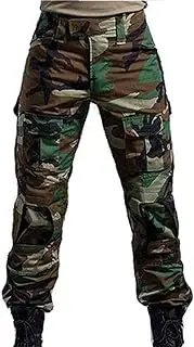 HANSTRONG GEAR Military Army Tactical Airsoft Paintball Shooting Trousers Combat Men's Trousers with Knee Pads