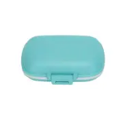 Travel Pill Case Portable 8 Compartments Medicine Organizer Small Daily Pill ECA