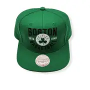 Mitchell & Ness Boston Celtics Tip Off Green Adjustable Snapback Hat Cap