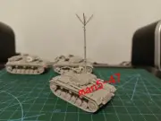 3D printing 1/72 German Panzerbefehlswagen III E tank unpainted model kit