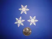 40 MARTHA STEWART WHITE ALPINE SNOWFLAKE DIE CUTS PUNCHES CONFETTI PARTY