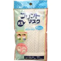 在飛比找momo購物網優惠-【日本進口】12片2包 粉藍透明袋裝 水玉藍色點點 兒童口罩