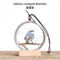 在飛比找蝦皮購物優惠-【Yellow-rumped Warbler黃腰鶯】手工彩繪