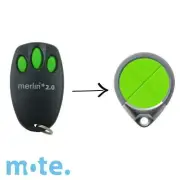 Merlin+ 2.0 E945M Genuine Garage Door Remote for Steel-Line ST50EVOB ST50EVO
