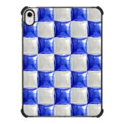 iPad 10.9-inch (10th gen) iPad Impact Case Balloon Checkers - Royal Blue
