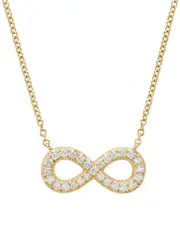 14K Infinity Necklace