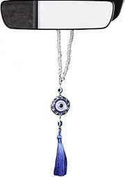 Evil Eye Car Hung Ornament - Rear View Mirror Suncatchers Decor - Blue Evil Eye Protection and Good Luck Charm Chandelier Lamps - for Window, Car