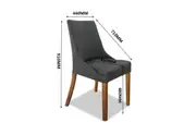 BADDECK Set of 2 Dining Chairs