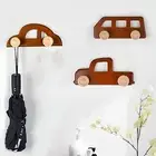Wall Hook Hanging Storage Hanger Towel Utility Hook Patio Wooden Coat Rack