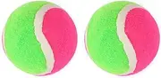MIDELONG Replacement Sticky Balls for Toss and Catch Ball Paddles Sport Games (Hook and Loop) Outdoor Activities Addition Refill (Balls ONLY), Pack of 2