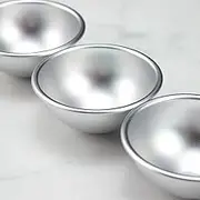 Cabilock Dome Cake Cake Tin Nonstick 6pcs Hemisphere Cake Pan Aluminum Half Cake Mould Hemisphere Cake Tin Cake Desserts Pudding Baking Mold Pastry Mould 10cm DIY Tools Nonstick Dome