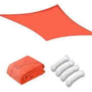 12x12FT 97% UV Block Square Sun Shade Sail Canopy Outdoor Pool Watermelon Red