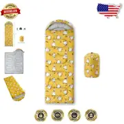 Compact Unicorn Sleeping Bag with Compression Sack for Kids’ Outdoor Adventures