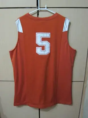 衣市藍~NIKE TEAM TEXAS 5號 V領排汗運動背心 (XL/TG/EG~局棕色~)(220921)