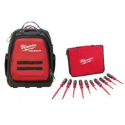 Milwaukee Screwdriver Set + Case Insulated Magnetic Tip W/ Packout Backpack