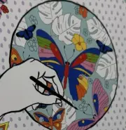 Maxwell & Williams Mindfulness Plate Papillon - Paint Your Own Plate ~ Rare, New