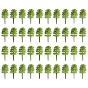40pcs Model Trees Train Railroad Diorama Wargame Scenery HO OO Scale 1:100