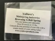 Browning A-Bolt Rifle Replacement Trigger Spring Hunting Target Shooting