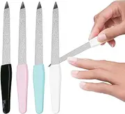 Professional Nail File - Double-Sided Fingernail Files Nail Supplies | Manicure Tools Multipurpose Emery Boards for Trimming Buffing Shaping