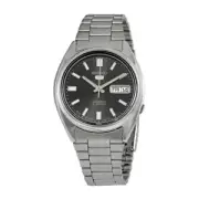 Seiko 5 Automatic Black Dial Silver Band SNX SNXS79J1 Men's Watch 38 mm Steel