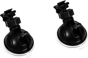 COOLHIYA 2pcs Dash Cam Mount Holder Suction Cup Dashboard Mount for Dash Cam Easy ° Rotation