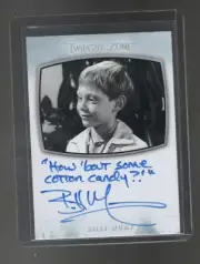 2020 Twilight Zone Archives AI-23 Bill Mumy auto. card with inscription.