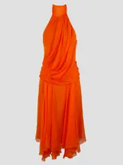 [Alberta Ferretti] Alberta Ferretti-Midi Dresses Yellow & Orange-Donna 42