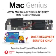 Apple MacBook Air A1932 13 inch 2018 2019 Data Recovery Service