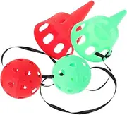 2pcs Scoop Toss Game Outdoor and Indoor Catch Ball for Hand Eye Coordination and Active Play Durable Sensory Development Tool
