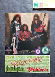 Winger 1990-1991 World Tour D'Addario Guitar Strings Promo Print Ad