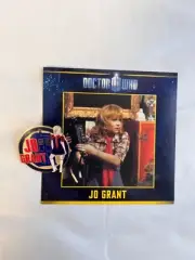DANBURY MINT THE DR DOCTOR WHO TV PIN ENAMEL BADGE COLLECTION - JO GRANT