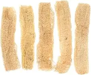 Homoyoyo 5Pcs Natural Loofah Bath Sponge Set - Exfoliating Body Scrubber for Spa and Shower - Care Body Scrub for Puppy Teething Relief