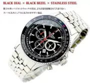 Rad Weather Pilot Watch Tritium Chronograph Water Resistant Black Japan W/ Box