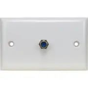 Kingray Wall Plate - Single F Type Outlet - Foxtel Approval F30923