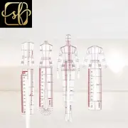 4X Fashion Illustration Rulers Illustration Drawing Template Patterns Template f