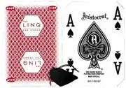 Authentic The Linq Vegas Casino Table-Played Playing Cards Red + Storage Pouch