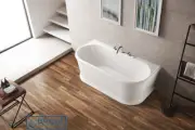 Navagio Provincial Style Back to Wall Free Standing Bath