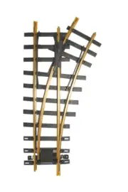 BACHMANN G-SCALE 94658 Brass Outdoor Right Hand Switch Fits LGB, USA, More,NEW