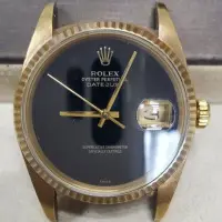 在飛比找蝦皮購物優惠-勞力士 rolex 16018 onyx 18k 金錶 全原