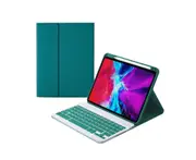 Detachable Keyboard Case with Pencil Holder for iPad 10.2/10.5/10.9 - Dark Green