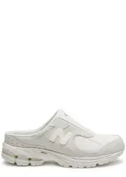 New Balance 200R Panelled Calf Hair Mule Sneakers - White - 5 (IT37.5 / UK4.5) 5 (IT37.5 / UK4.5)