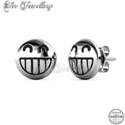 Emoticon Earrings (Grinning)