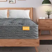 Sweetlove King Single Mattress,Tight Top Mattresses Innerspring Mattress High Density Foam Medium Firm Motion Isolation Strong Edge Support Medium Hardness Comfortable Ergonomic