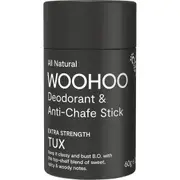 WOOHOO BODY Deodorant & Anti-Chafe Stick Tux - Extra Strength 60g