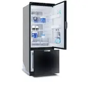 Vitrifrigo Slim 250 CHR 250 Litre Black Compressor Fridge Freezer