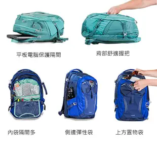 Osprey COMET 30L 15吋筆電 休閒背包 旅行背包 電腦後背包 小背包 健行 Comet30 綠野山房